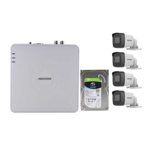 sp150 5 hik hd tvi 4ch hi res dvr 4 cam base kit
