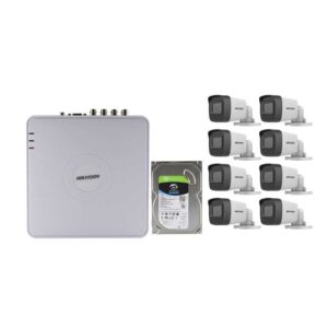 sp151 5 hik hd tvi 8ch hi res dvr 8 cam base kit